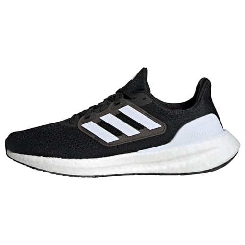 adidas Herren Pureboost 23 Shoes-Low (Non Football), Core Black/FTWR White/Carbon, 43 1/3 EU