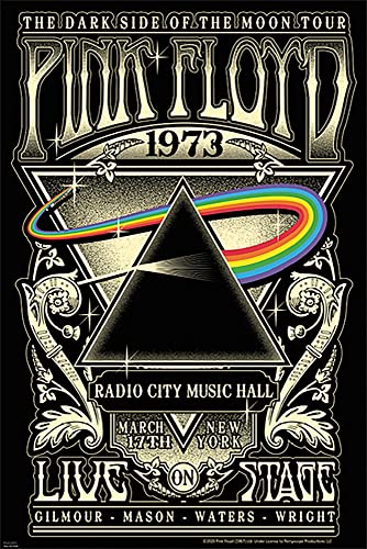 Close Up Pink Floyd Poster Radio City. Music Hall, New York (61cm x 91,5cm)