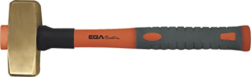 EGA Master 72770 - Deutsch Typ Steinigung Hammer 3600 GR. (nicht glänzend) Messing