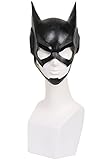 Halloween Maske Cosplay Kostüm Latex Helm Schwarz voll Kopf Maske für Damen Verrückte Kleid Merchandise Replik Zubehör