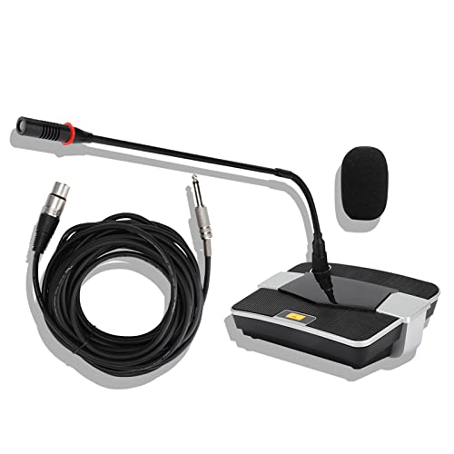 Professionelles Desktop-Mikrofon, Kondensatormikrofon für Konferenzbesprechungen, ein einstellbares, unidirektionales Profi-Desktop-Mikrofon, Plug-and-Play