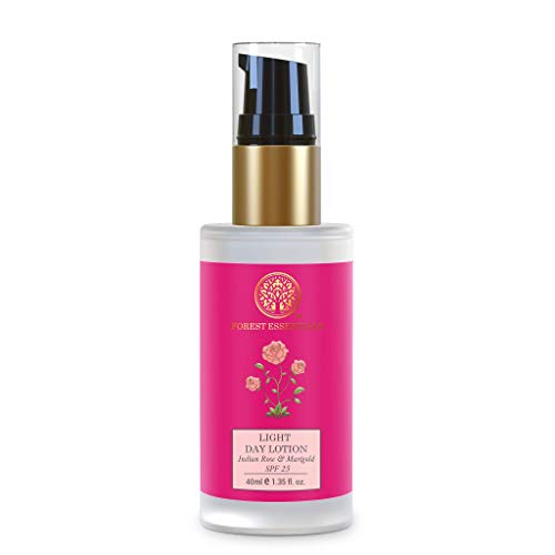Forest Essentials Light Day Indian Rose and Ringelblumen-Lotion, LSF25, 40 ml