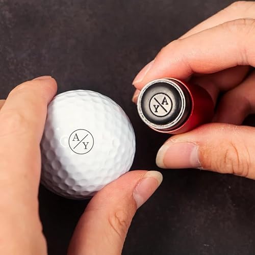 Edelstahl Selbst Einfärben Golf Stempel, Benutzerdefinierte Monogramm Golf Ball Stempel, Wasserdicht Tinte Ball Stempel, Für Golfer, Machen Sie Ihre Golfball Look Special