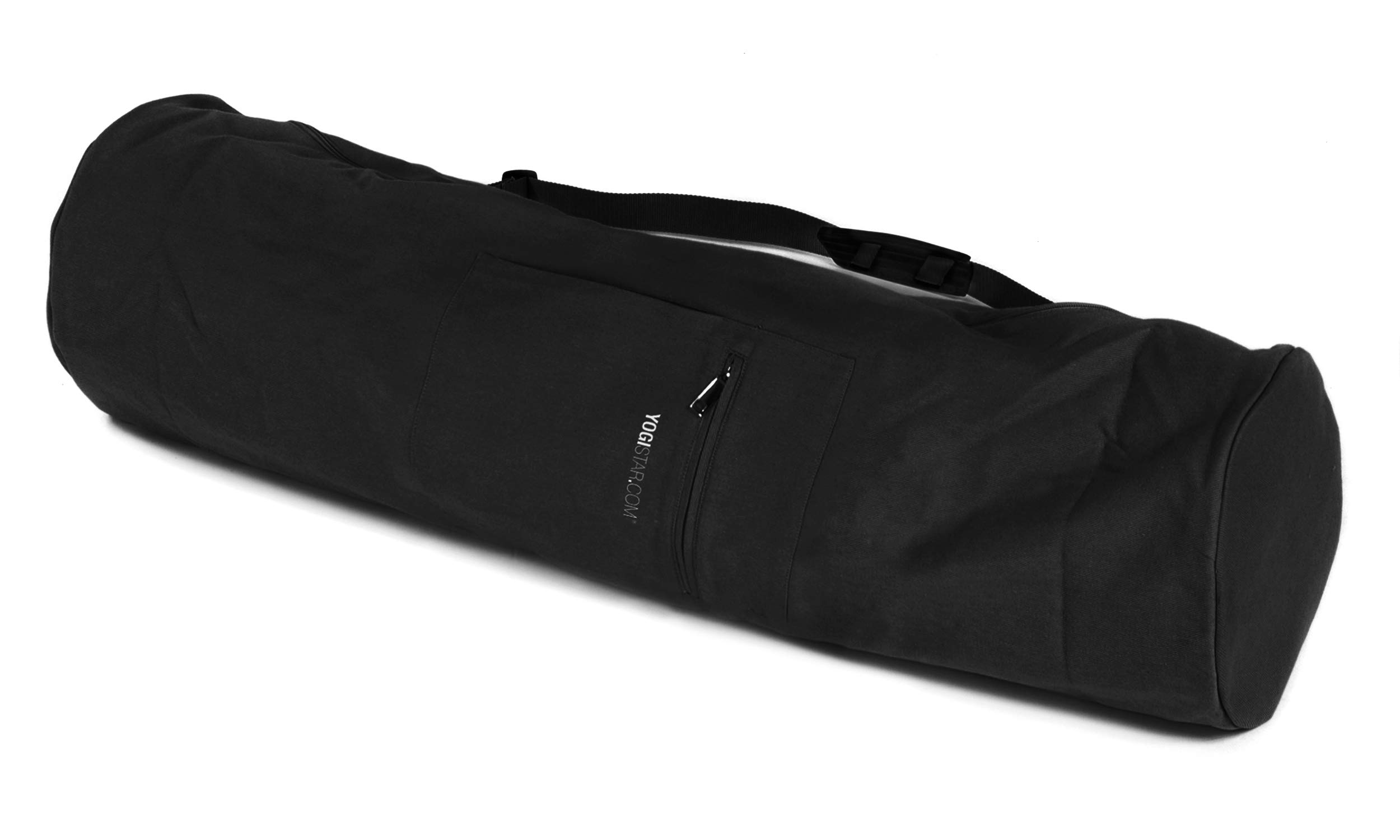 Yogistar Yogatasche Yogibag® Basic - Zip - Extra Big - Cotton - 80 cm Schwarz