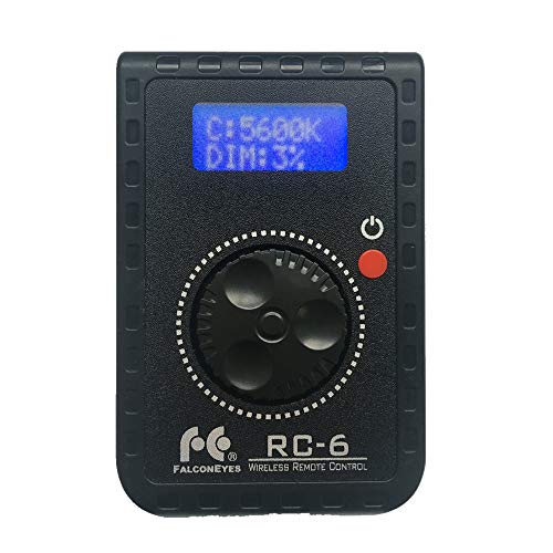 Falcon Eyes RC-6 2.4G Wireless Remote Controler for Falconyes Roll-Flex RX-18TD Led Video Light (18TD Remote Control)