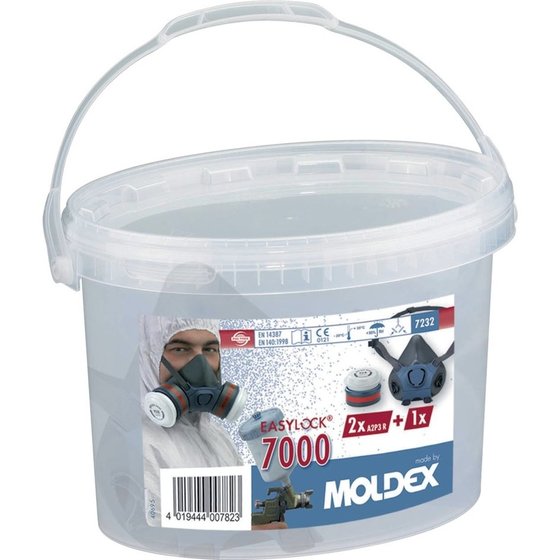 MOLDEX® - Atemschutzbox Serie 7000 7232, 4-Punkt-Bebänderung