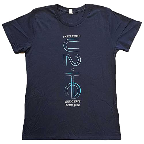 U2 Herren I+e 2018 Tour Dates T-Shirt Marineblau, Marineblau, L