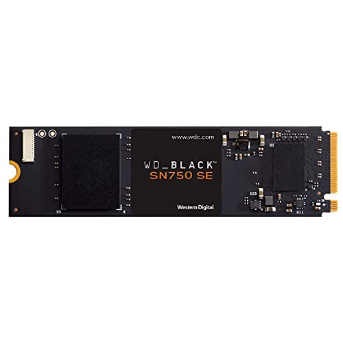 WD_Black SN750 SE 250 GB PCIe Gen4 NVMe SSD, mit Lesegeschwindigkeit von bis zu 3.200 MB/Sek.