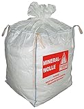 (7,89EUR/Stück) 5 Big Bag MiWo Warndruck Mineralwolle 90x90x110cm SWL 150Kg