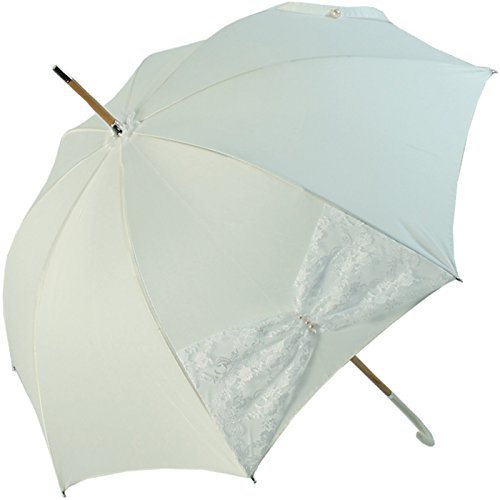 Mariage parapluie Vienne – Mesh avec strass perles – Blanc