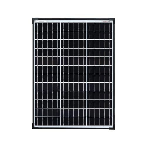 Enjoy Solar PERC Mono 60W 12V Solarpanel Solarmodul Photovoltaikmodul, Monokristalline Solarzelle PERC Technologie, ideal für Wohnmobil, Gartenhäuse, Boot