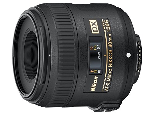 Nikon AF-S DX Micro NIKKOR 40mm f/2.8G Objektiv, schwarz [Nital Card: 4 Jahre Garantie]