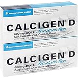 Calcigen D 600 mg Pro 400 I.E. 120 Kautabletten