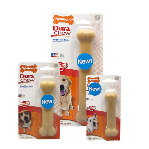 Nylabone Dura Chew Peanut Butter Hundeknochen - Super (über 23 kg)