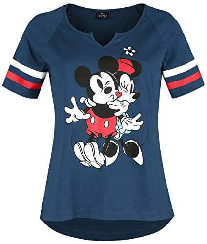 Mickey Mouse Micky Maus Buddies Frauen T-Shirt blau S