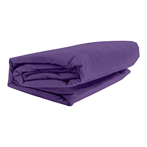 Mr. Sandman Spannbettlaken ELASTAN Classic, Farbe:224-purple, Größe:140-160 x 200-220 cm