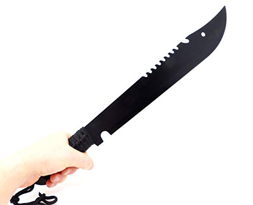 Evil Wear Machete XXL Messer Axt Kongo Camping Outdoor Combat Knifes schwarz 50cm
