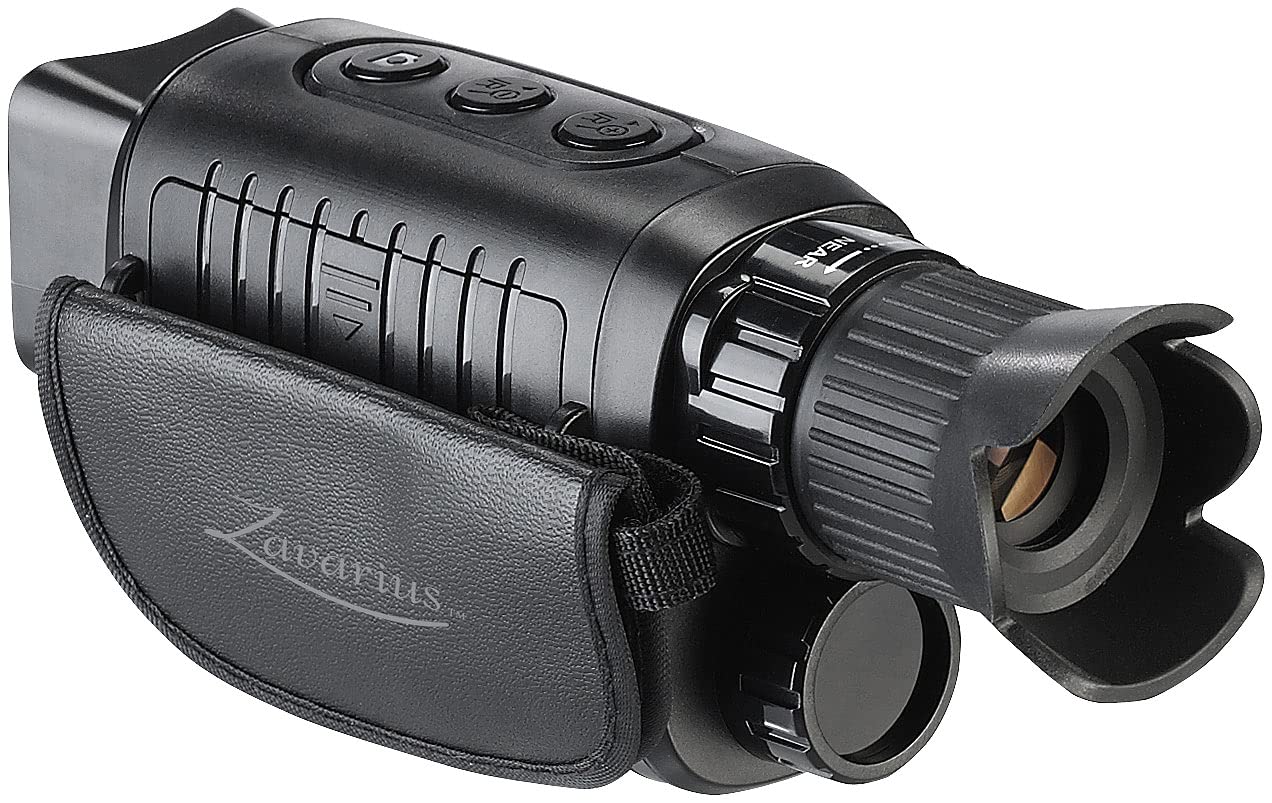 Zavarius Nachtsichtkamera: Monokulares Infrarot-Nachtsichtgerät, Sicht bis 100 m, 2K-Videos, Zoom (Wildkamera, Monocular, Überwachungskameras)
