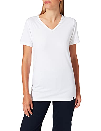 Trigema Damen T-Shirt 536203, Gr. 44 (Herstellergröße: L), Weiß (weiß 001)