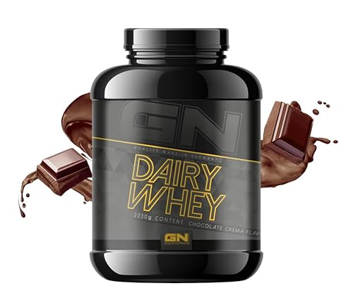 GN Laboratories 100% Dairy Whey Protein Pulver 2230g (Chocolate Crema) – Eiweißpulver zum Muskelaufbau – Proteinpulver für Protein Shake