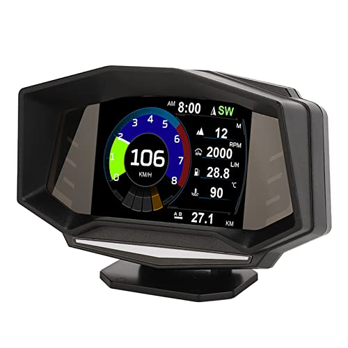 GPS Smart Gauge, Motordrehzahl OBD II HUD Display Multifunktions für Auto