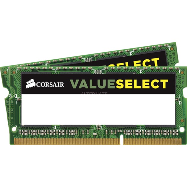 Corsair CMSO8GX3M2C1600C11 Value Select 8GB (2x4GB) DDR3 1600Mhz CL11