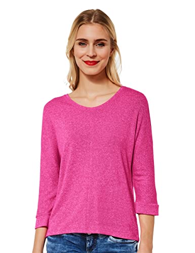 Street One Damen A318641 T-Shirt, Lavish pink Melange, 40