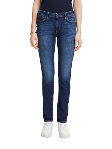 ESPRIT Damen 990EE1B330 Jeans, 901/BLUE Dark WASH, 27/32