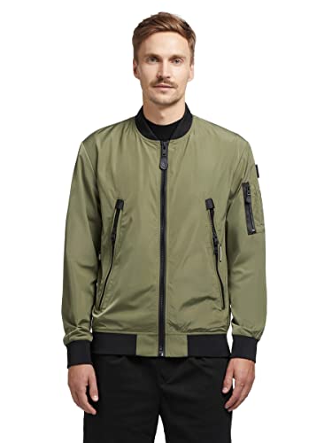 khujo Herren Jacke Blouson Astile2 Übergangsjacke Bomberjacke Jacket (as3, alpha, l, regular, regular, Lea-green)