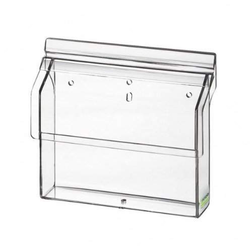 Flyerhalter, Prospektbox DIN A6 quer Outdoor aus Acrylglas PHO169