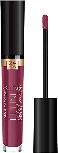 3 x Max Factor Lipfinity Velvet Matte 24Hr Lipstick - 050 Satin Berry