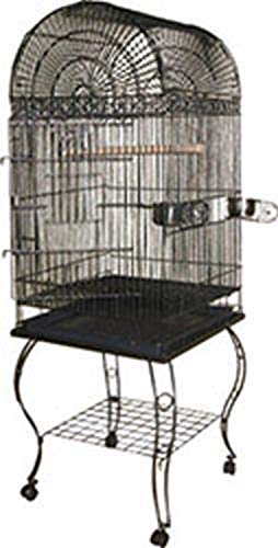 A & E Cage Company 001045 schwarz Wirtschaft Dome Top Vogelkäfig, 50,8 x 50,8 x 147,3 cm