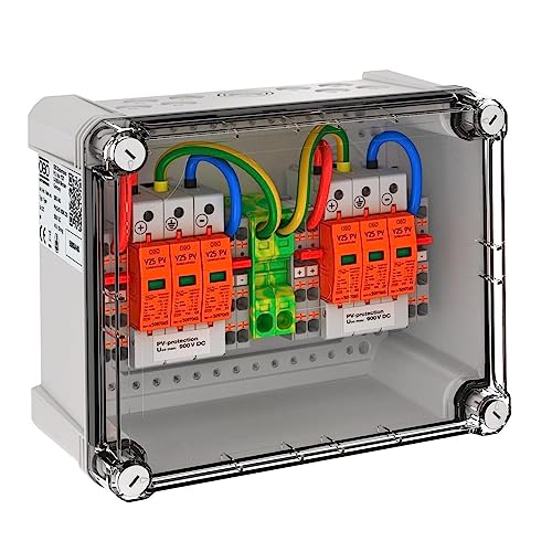 Überspannungsschutz Photovoltaik Systemlösung Typ 1+2 für Wechselrichter mit 2x MPP-Tracker im Gehäuse IP66 900V DC PVG-BC 900K 220