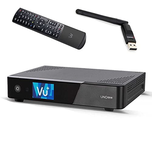 Vu+ UNO 4K SE 1x DVB-C FBC Twin Tuner Linux Kabel Receiver PVR Ready UHD 2160p inkl. PX150 MEGA WLAN Stick