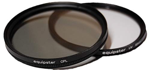 equipster UV + Polfilter Set für Nikon AF-S DX Nikkor 55-300mm f4.5-5.6 G ED VR