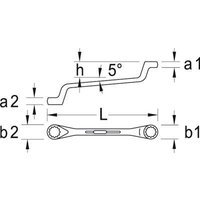 GEDORE Doppelringschlüssel UD-Profil 36x41 mm (6019500)