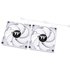Thermaltake CT140 PC Cooling Fan White | 2 Pack
