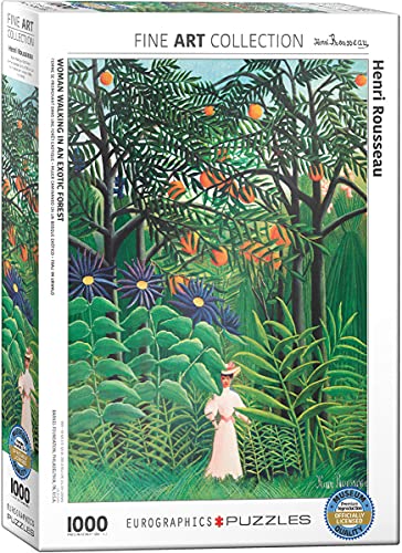 empireposter Henri Rousseau - Frau im Urwald - 1000 Teile Puzzle im Format 68x48 cm