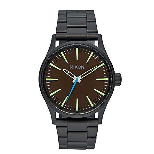 Nixon Unisex Analog Quarz Uhr mit Edelstahl Armband A450712-00