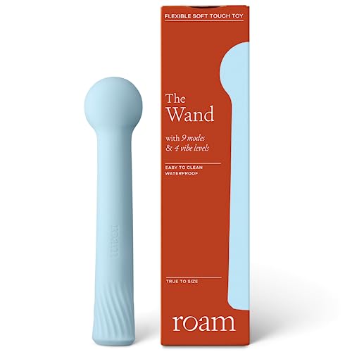 Roam The Wand, flexibles Soft-Touch-Spielzeug – multifunktionaler Intimmassagestab – leiser, diskreter Vibrator für Frauen – mehrere Modi und Geschwindigkeiten