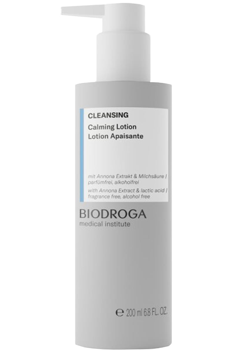 BIODROGA Medical Institute CLEANSING Calming Lotion 200ml – Sanfte Reinigungslotion mit Antioxidantien - Sensitiv, beruhigend, pH-Neutral, hypoallergen, feuchtigkeitsspendend, parabenfrei, parfümfrei