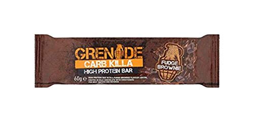 Grenade Carb Killa Hochproteinriegel, Brownie Fudge, 12 x 60g