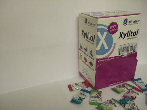 Miradent Xylit-Bonbons - Schüttbox (100 Stück)