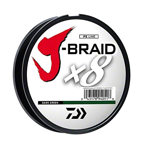 J-BRAIDX8, Einfüllspule, dunkelgrün, Mono-Durchmesser. = 5,4 kg.