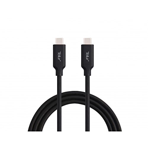 TELLUR Data cable, Type-C to Type-C USB 3.1 Gen 2, 10Gbps, 5A, 1m, Black