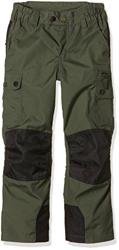 Pinewood Hose Outdoorhose Lappland Kids, Midgreen/Schwarz, 116