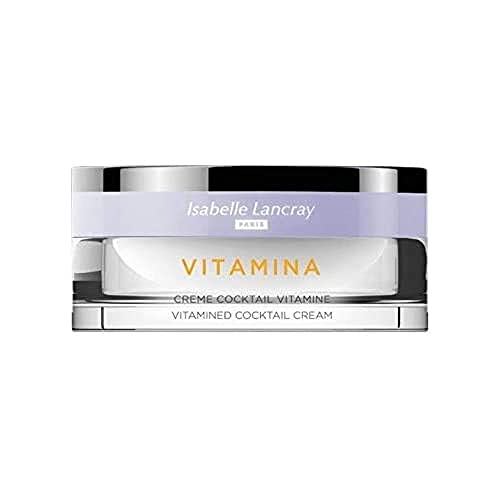 Isabelle Lancray Anti-Aging Pflegecreme für das Gesicht - VITAMINA Crème Cocktail Vitaminé, reichhaltige Gesichtscreme mit UV Schutz, Feuchtigkeitspflege mit Hyaluronsäure und Vitaminen (1 x 50ml)