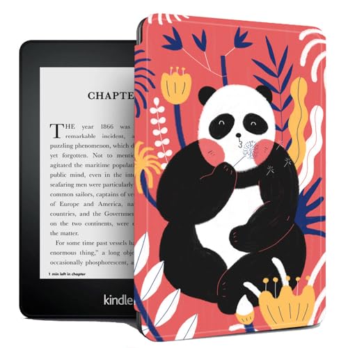 Hülle Für Kindle Paperwhite 11. Generation 2021 – Auto Sleep/Wake, Für Kindle Paperwhite 11. Generation 2021 Veröffentlicht – Cartoon-Panda