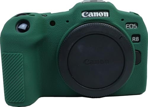 Zakao R8 Hülle, weiche Silikontasche, leicht, schmal, Gummi, schützende Digitalkamera-Schutzhülle für Canon EOS R8 (grün)