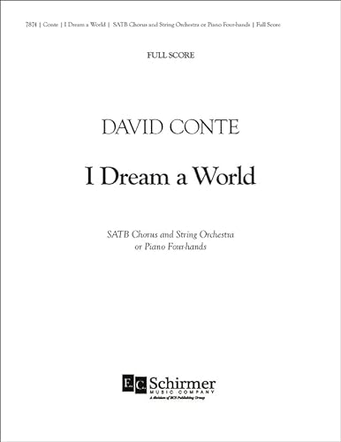 David Conte-I Dream a World-SCORE